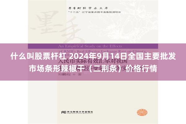 什么叫股票杆杠 2024年9月14日全国主要批发市场条形辣椒干（二荆条）价格行情