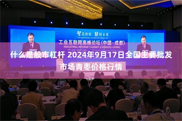 什么是股市杠杆 2024年9月17日全国主要批发市场青枣价格行情