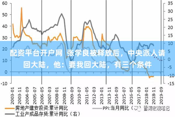 配资平台开户网  张学良被释放后，中央派人请回大陆，他：要我回大陆，有三个条件