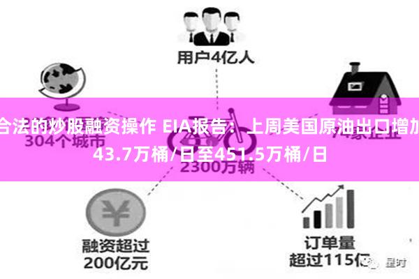 合法的炒股融资操作 EIA报告：上周美国原油出口增加43.7万桶/日至451.5万桶/日